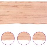  Stenska polica svetlo rjava 40x40x(2-6) cm trdna hrastovina | Shoptok.si