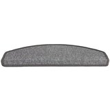  Prostirke za stepenice 15 kom 65x24x4 cm tamno sive poluokrugle velike | shoptok.hr