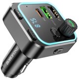 FM transmiter Bluetooth sa USB+Type-C punjaćem BOROFONE BC53 Highway PD20W+QC3.0 car black Cijene