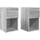 vidaXL Ormarić za krevet 2 pcs Siva sonoma 29 x 31 5 x 49 cm - Siva sonoma 2 Cijene