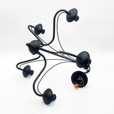  Luster na lancu ANTON 5xE14/15W/230V crne boje | Eponuda.com
