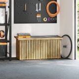 vidaXL škatla za shranjevanje 119x44x58.5 cm obdelan borov les | Shoptok.si