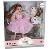  Lutka za igru Emily sa bež mačkom i pletenicama - 30 cm | Shoptok.si