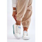 Kesi Women's Low Sneakers White-Blue Demira Cene