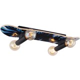 QAZQA Stenska svetilka črna z modro 80 cm - Skateboard | Shoptok.si