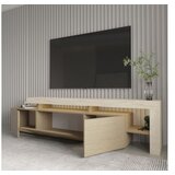 Hanah home TV polica Beliz Travertine Warm Oak | Eponuda.com