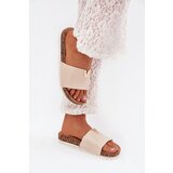 Boto Women&#039;s sandals on cork platform with decorative detail beige Vessira | ePonuda.com