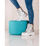 SHELOVET Women's snow boots with Velcro silver | Shoptok.si