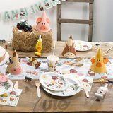 Homéa Prtički v kompletu 20 ks 33x33 cm Farm Animals – | Shoptok.si
