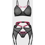 Obsessive Novenes 3-pcs Set Black XS/S | Shoptok.si