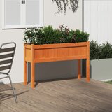  Vrtna sadilica s nogama voštano smeđa 110x31x70 cm od borovine | Eponuda.com