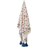 Bloomingville Mini Otroška odeja iz recikliranega bombaža 130x160 cm Cherry – | Shoptok.si