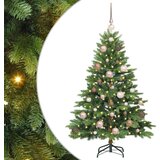 vidaXL Umestno božično drevo med 150 LED Zelena 120 cm PE in PVC | Shoptok.si