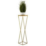  Stalak za cveće LOFT 100x24 cm zlatna/braon | Eponuda.com