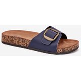 Boto Women's Sandals On Cork Platform With Buckle Blue Vianara | Shoptok.si