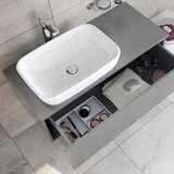 Vitra 7075-003-0016 Shift 55 x 38 cm nadpultni keramični umivalnik | Shoptok.si