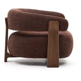 Kave Home Rjav fotelj iz šenilje Granite – | Shoptok.si