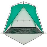 Šator za plažu za 4 osobe vodootporni morskozeleni | shoptok.hr