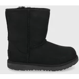 Ugg Dječje cipele za snijeg od brušene kože boja: crna