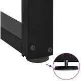vidaXL Noge blagovaonski stol T-oblika 2 kom crne 100x35x(72-73) cm | shoptok.hr