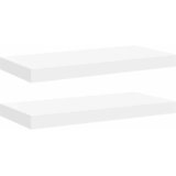  Plutajuće zidne police 2 kom bijele 50 x 23 x 3,8 cm MDF | shoptok.hr