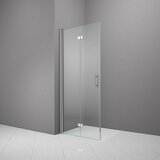 CAMARGUE Vario Sklopiva vrata za tuširanje S52 (80 x 195 cm, Premazano, Debljina: 6 mm, Srebrne boje) | shoptok.hr