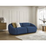 Bobochic Paris Temno modra sedežna garnitura iz rebrastega žameta 250 cm Tina – | Shoptok.si