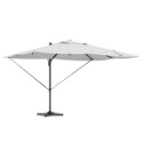 vidaXL kantilevrni senčnik Pesek Poliester, Aluminij Velik Zložljiv | Shoptok.si