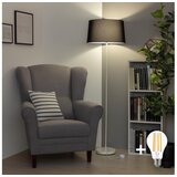  Brilagi - LED stojeća lampa CERIA 1xE27/40W/230V prečnik 45 cm crna/bela | Eponuda.com