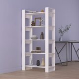vidaXL knjižna omara/pregrada bela 80x35x160 cm trden les | Shoptok.si