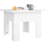  Stolić za kavu bijeli 55 x 55 x 42 cm od konstruiranog drva | shoptok.hr