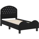  Posteljica za malčke z vzglavjem Črna 70 x 140 cm Žamet, (5000105362) | Shoptok.si