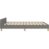  Okvir za krevet bez madraca tamnosivi 140 x 190 cm od tkanine | shoptok.hr