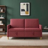 SOFA s pohranom Vinska crvena 152 x 78 x 87 cm Poliester | shoptok.hr