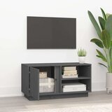 TV omarica siva 80x35x40,5 cm trdna borovina, (20730373) | Shoptok.si