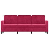  Trosjed crvena boja vina 180 cm baršunasti | Eponuda.com