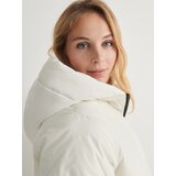 Reserved - Prošivena jakna s vezicama - krem | shoptok.hr