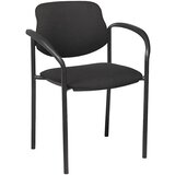  Konferenčni stol Carsten, možnost nalaganja, DE 4 kosi, črne/črne barve | Shoptok.si