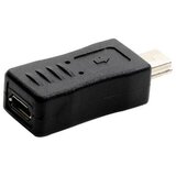 Optimus Adapter (Micro USB muški na Mini USB ženski, crni) | shoptok.hr
