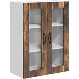  Zidni stakleni ormarić Lucca Dimljeni hrast 60 x 31 x 80 cm | shoptok.hr