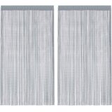  Nižaste zavjese 2 kom svijetlo sive 140x250 cm | Eponuda.ba