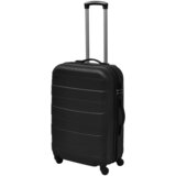  Trodijelni set čvrstih kovčega s kotačima crni 45,5/55/66 cm | shoptok.hr