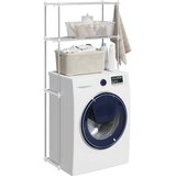  Polica za perilicu rublja Bijelo 70 x 27 x 136 cm Aluminij | Eponuda.ba