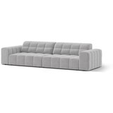 Cosmopolitan Design Svijetlo siva baršunasti sofa 252 cm Chicago – | shoptok.hr