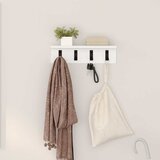  Vješalica za kapute na zidu Zidne Bijelo 40 x 10,5 x 10,5 cm | shoptok.hr