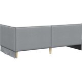  Kutni okvir kreveta Svjetlosiva 80 x 200 cm tkanina | shoptok.hr