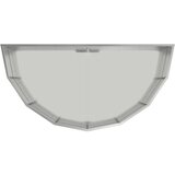  Sadilica Srebrno 120 x 60 x 35 cm Cinkani čelik | shoptok.hr