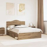  Konstrukcija postelje Oreh 150 x 200 cm Masivno borovo les, (5000102276) | Shoptok.si