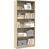 vidaXL Regal za knjige boja hrasta 80x24x176 cm od konstruiranog drva Cijene