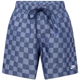 Nike Sportswear Hlače 'CLUB' mornarsko plava / svijetloplava / bijela